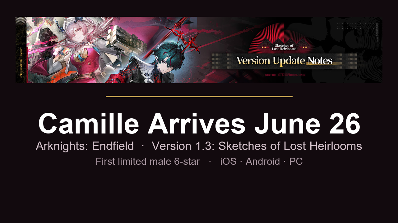 Arknights: Endfield Adds Its First Limited Male 6-Star